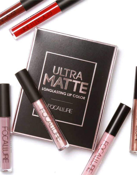 Focallure Waterproof Matte Liquid Lipstick (Pack of 3)