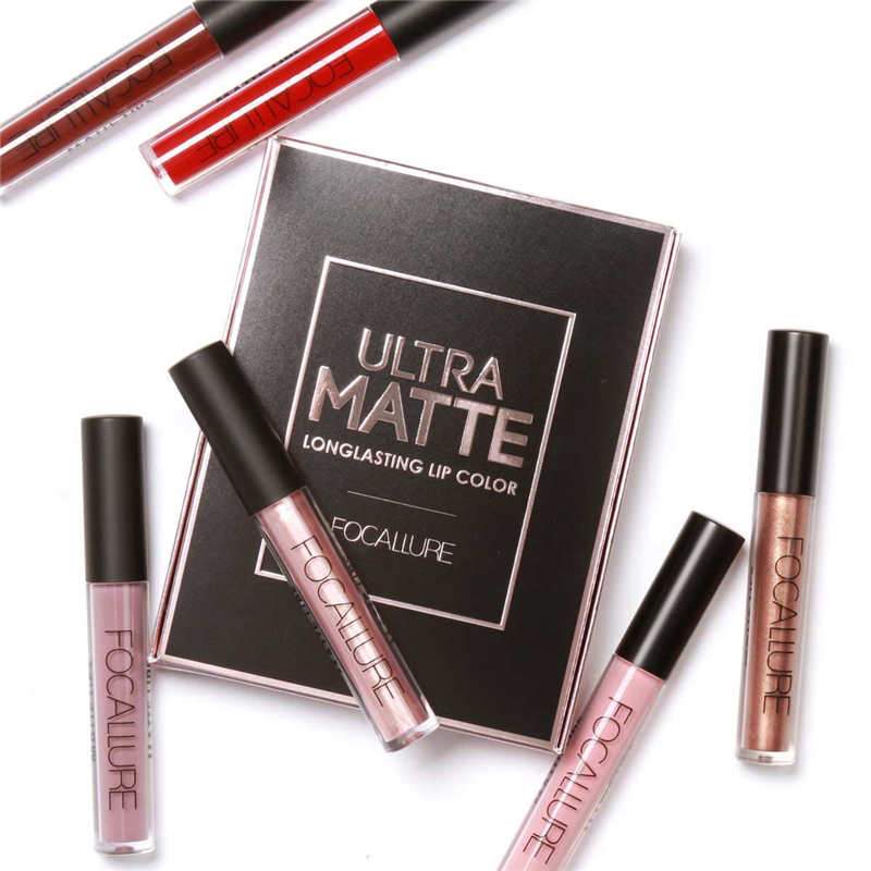 Focallure Waterproof Matte Liquid Lipstick (Pack of 3)