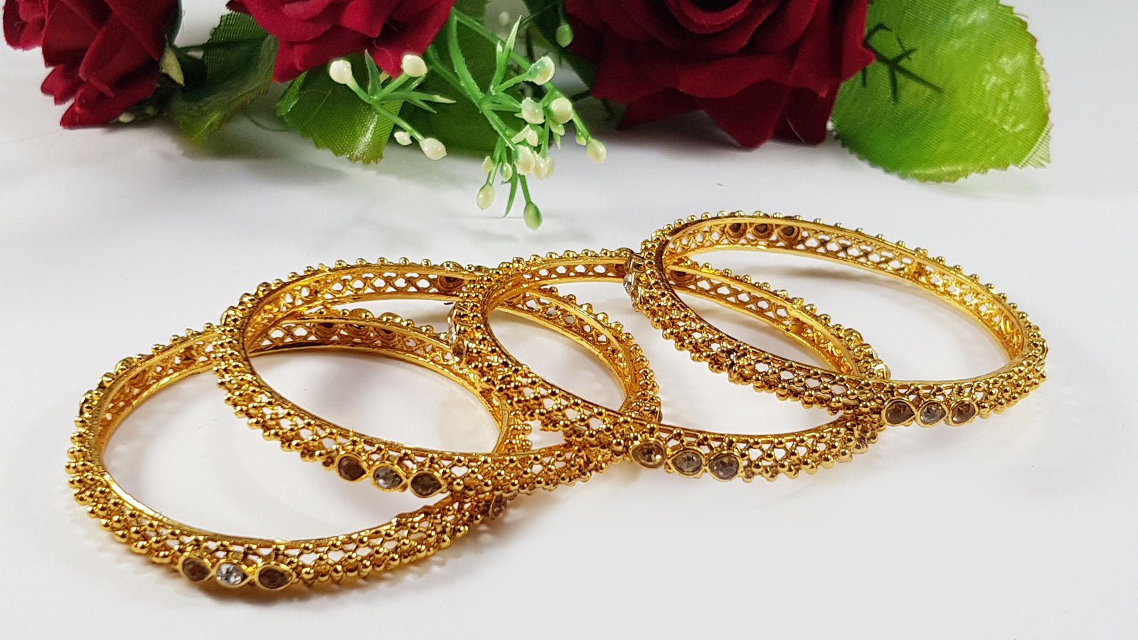 Kids Kundan Bangles