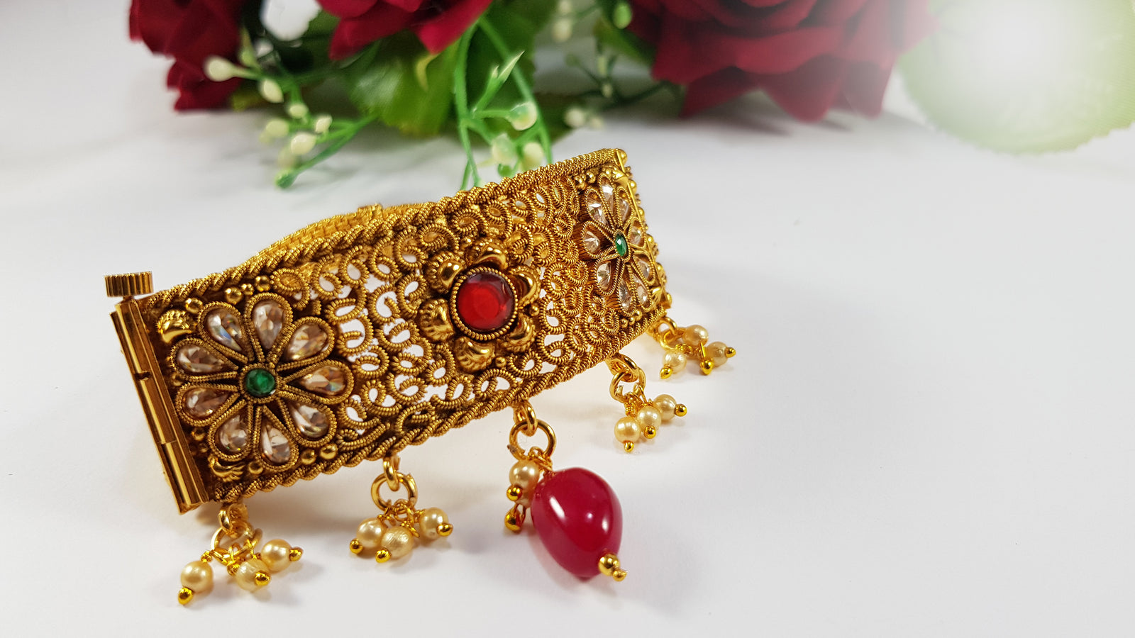 kundan bracelet