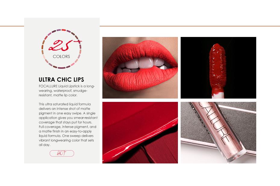 Focallure Liquid Lipstick (Lip Gloss)