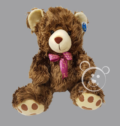 Wet Hair Teddy Bear Large - Brown