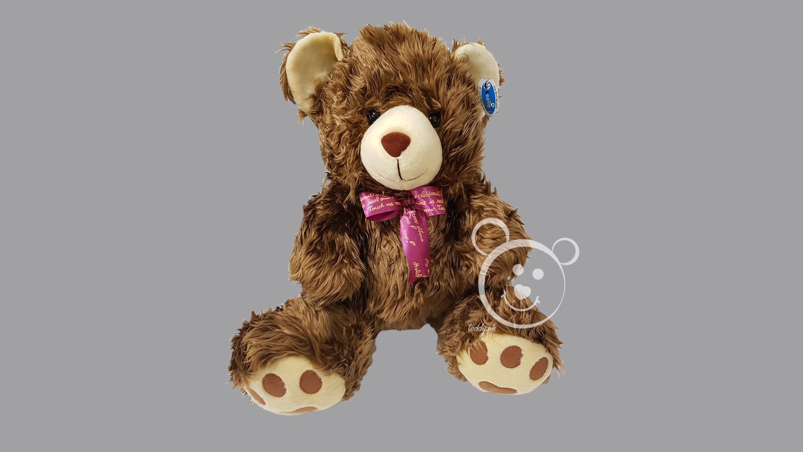 Wet Hair Teddy Bear Large - Brown
