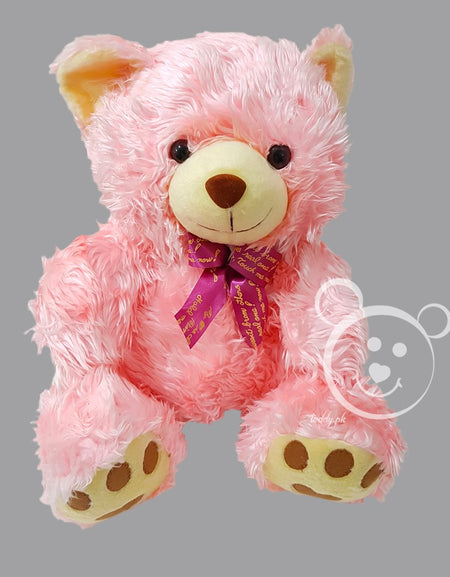 Wet Hair Teddy Bear Large - Pink