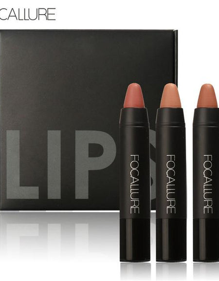 Focallure WaterProof Matt Lipstick (Pack of 3)