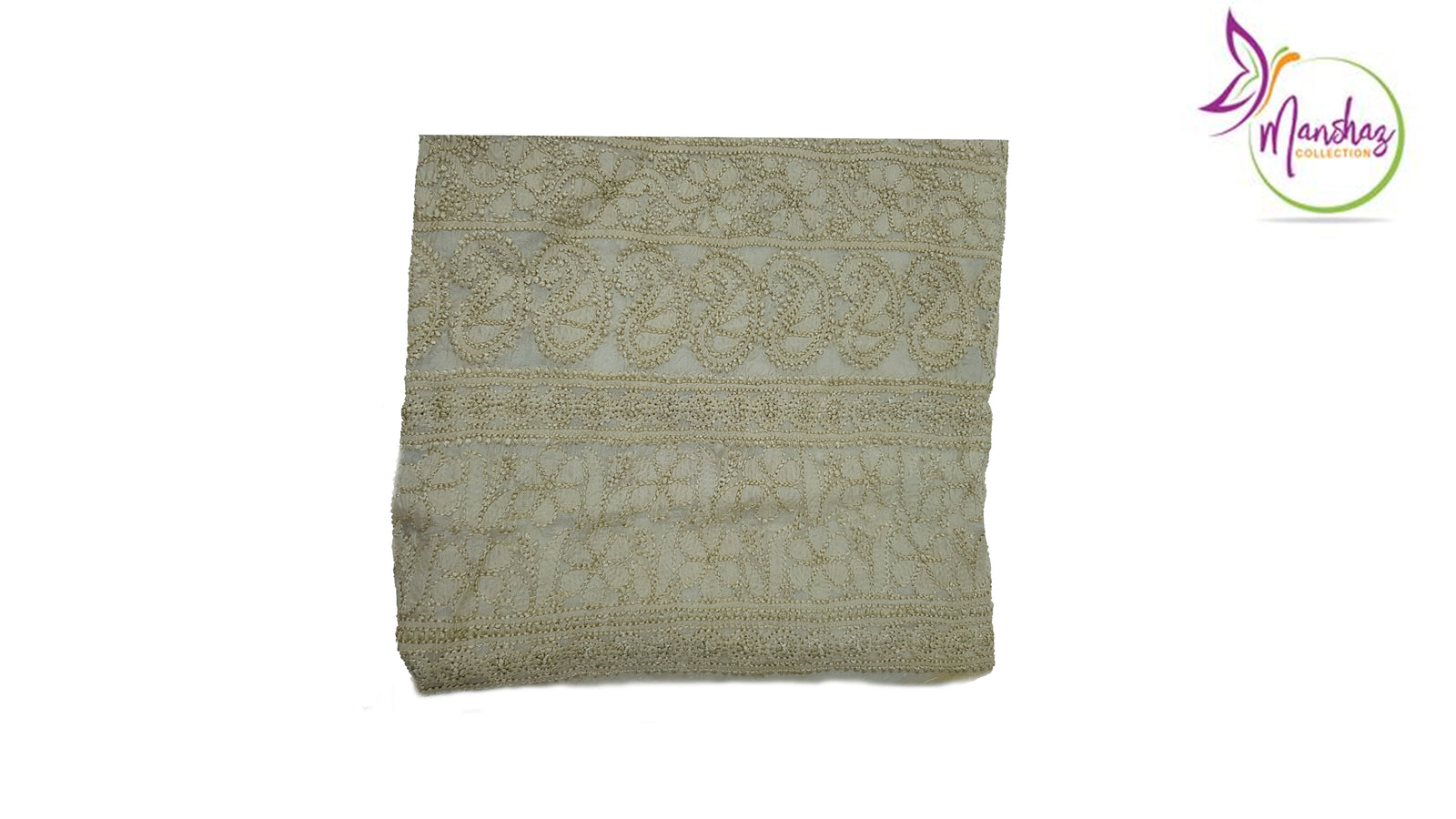 Pure Silk Chikankari Shirt - Offwhite