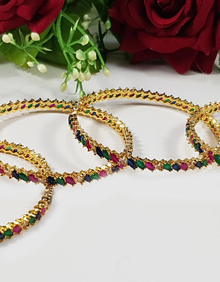 multistone bangles