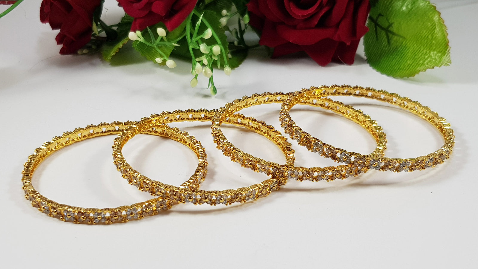 Thin Zircon Bangles
