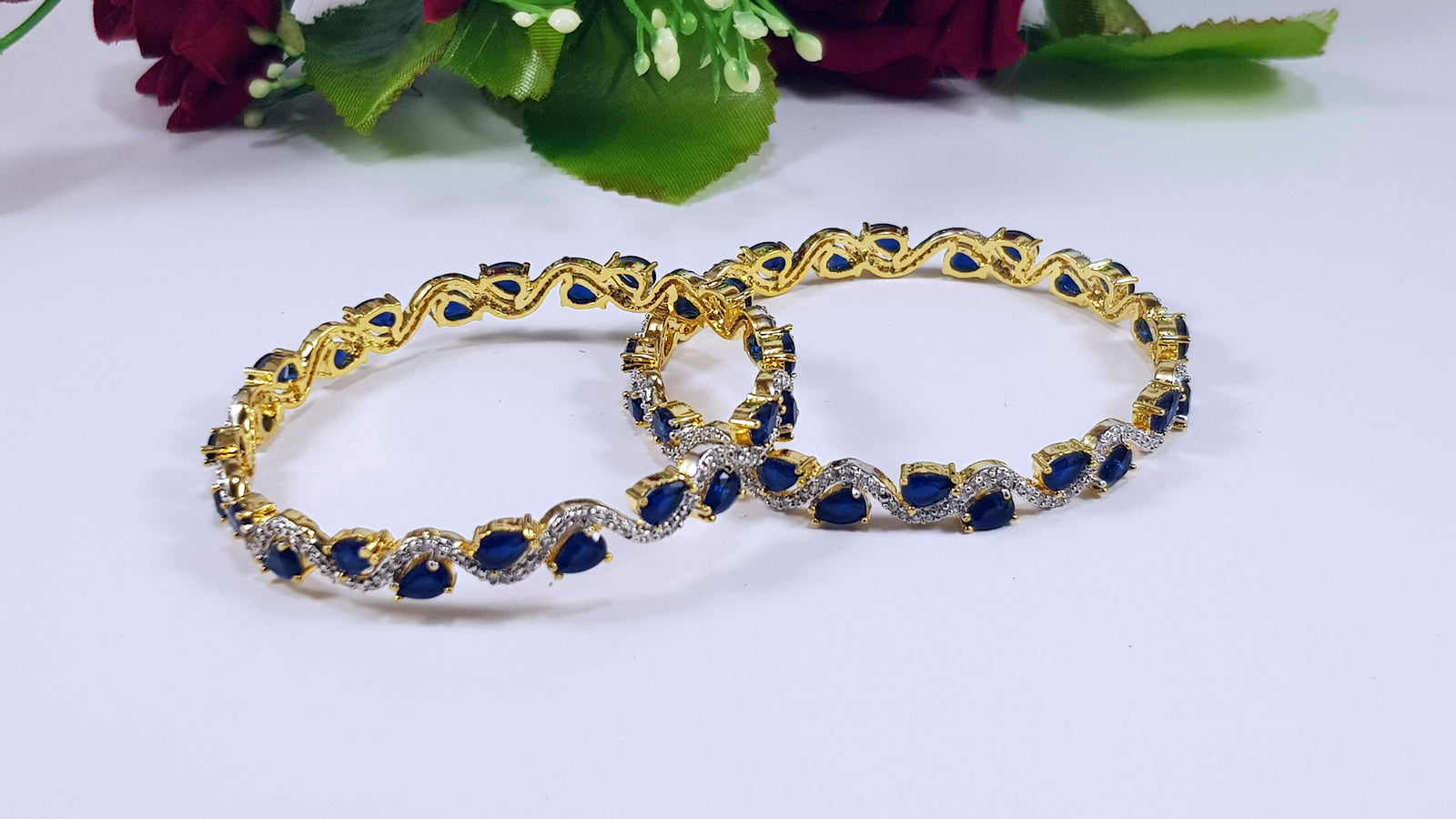 Blue Stone Bangles