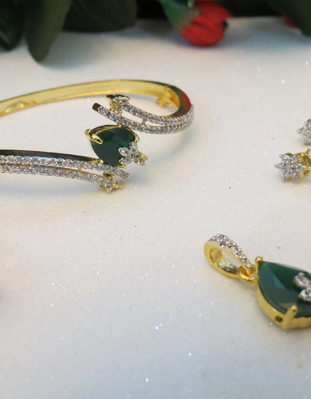 Jewelry Set with Color Stone