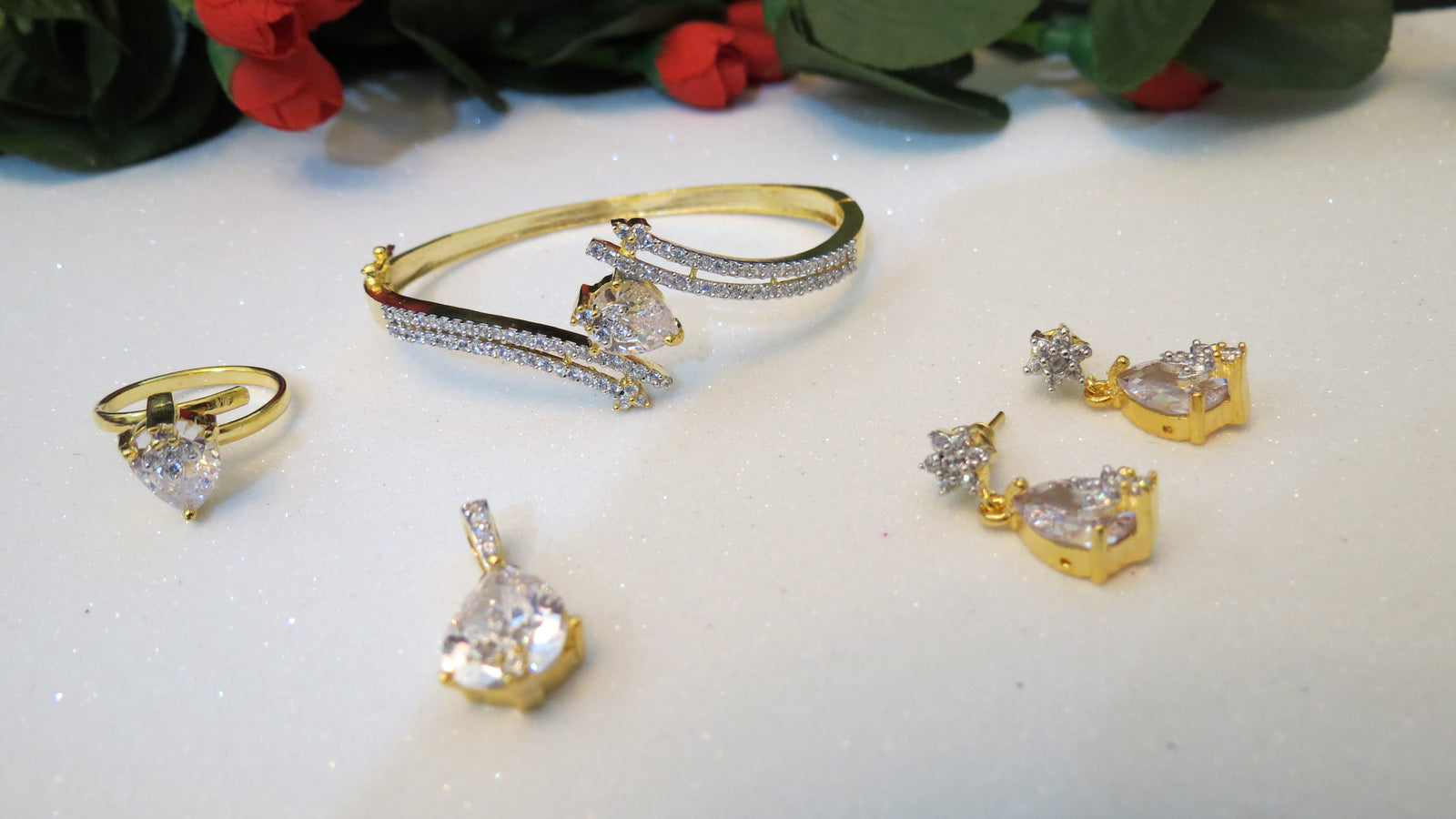 Jewelry Set with Color Stone