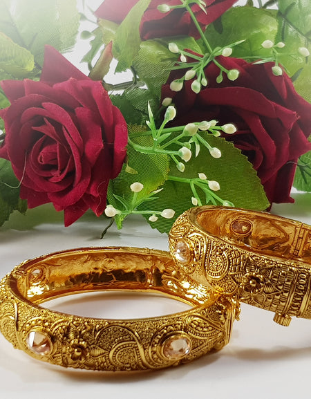 Pair Of Kundan Bracelets