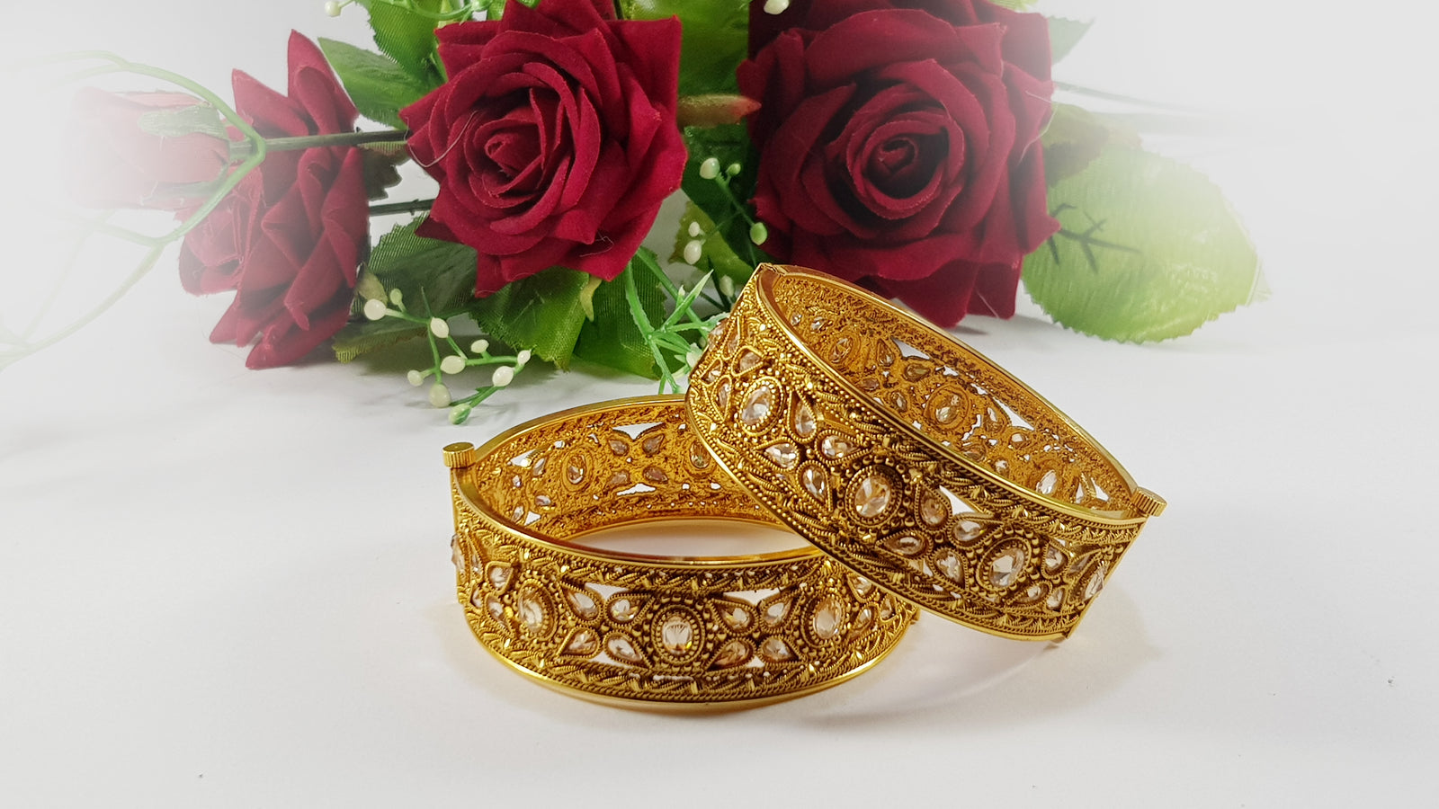 Openable Kundan Bracelets