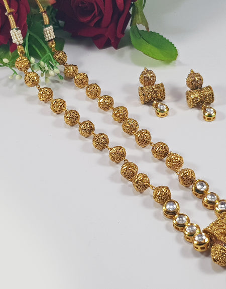 Indian Kundan Mala Set