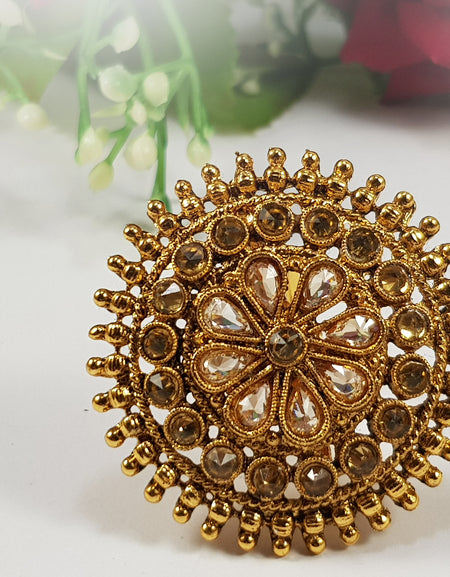 Bahubali Kundan Rings