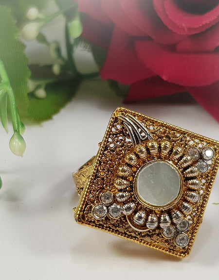 Kundan Ring Ladies