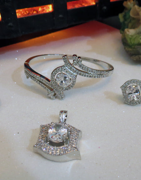 Silver Jewelry Set