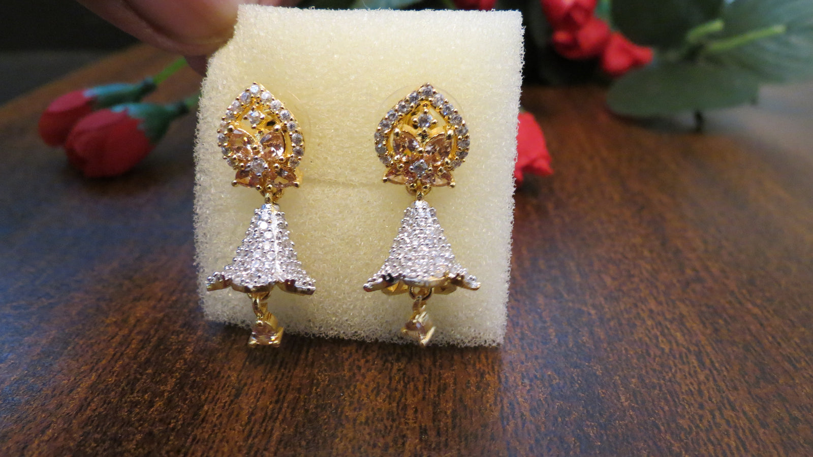 Indian Jhumki Bell Style