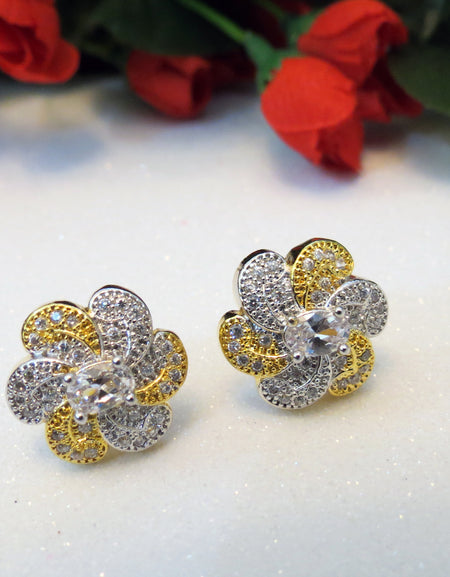 Flower Design Tops Earings