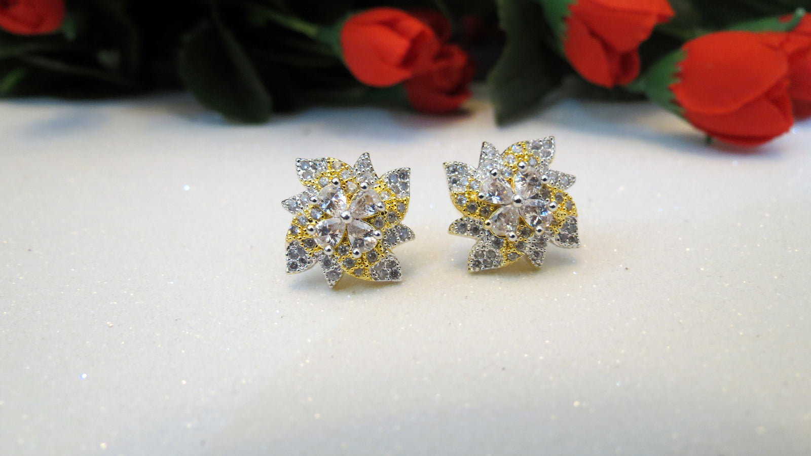 Earings with Zircon Pakistan